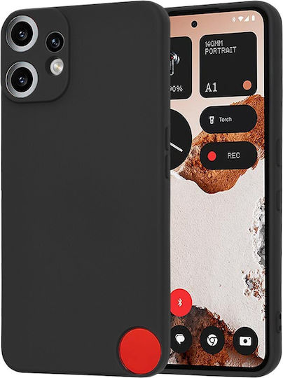 Techsuit Softflex Задна корица Силикон Черен (Nothing Phone 2)