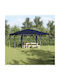 vidaXL Gazebo Grădină Albastru x4m