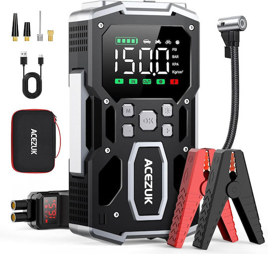 Starter Portabil Pentru Baterii Auto și Motocicletă 26800mAh Cu Bancă De Alimentare USB și Obiectiv 12V