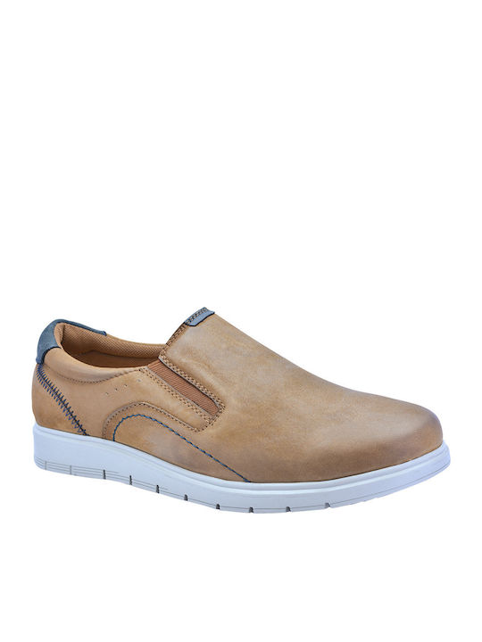 Adam's Shoes Leder Herren Freizeitschuhe Tabac ...