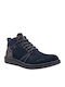Suede Blue Men's Boots