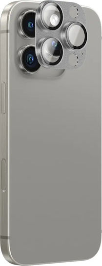Amazingthing Aviation-Grade Alloy Tempered Glass Lens for iPhone 16 Pro / 16 Pro Max Camera Protectors Gray