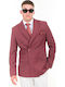 Men's Suit Jacket Pomegranate