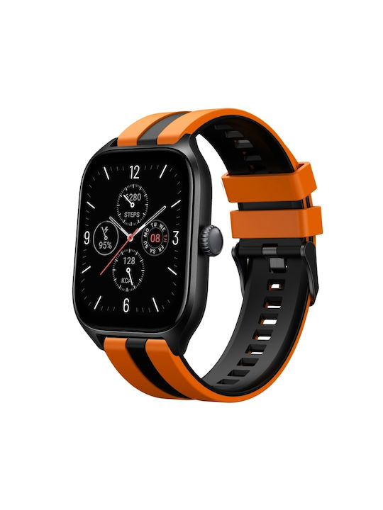 Curea Silicon Portocaliu (Amazfit GTS 4)