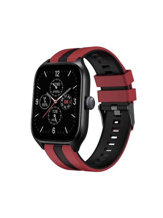 Λουράκι Σιλικόνης Κόκκινο (Amazfit GTS 4)