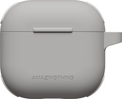 AmazingThing Omni Case Silicone in Gray color for Apple AirPods 4