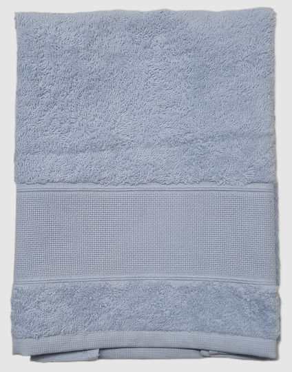 Светлосиня Хавлиена Кърпа Лента Aida За Бродерия Stafil Италия 100% Памучна 150x100см Размери Лента Бродерия 105x10.5см 228034
