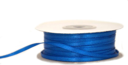Double Face Satin Ribbon 3mm X 100m Royal Blue