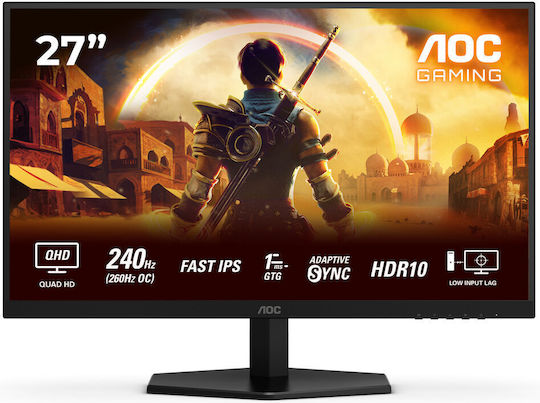 AOC Q27G42ZE IPS HDR Monitor 27" QHD 2560x1440 240Hz with Response Time 1ms GTG