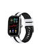 Amazfit GTS 4 Mini 20mm Двуцветна Спортна Силиконова Каишка Бяло+черно