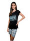 Happy Family Summer Women's Pyjama Set Blue
