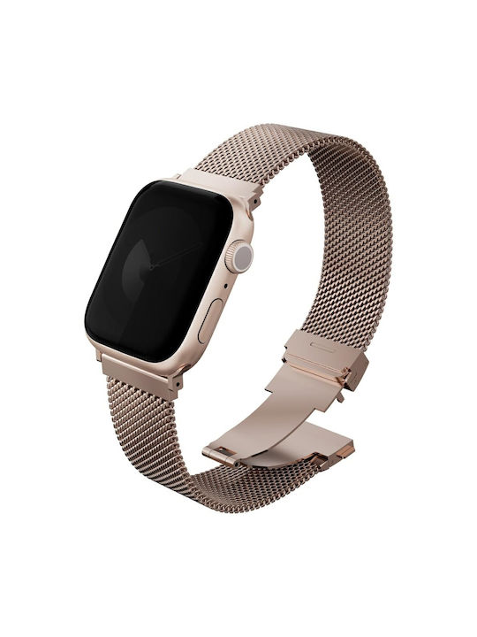 Uniq Strap Stainless Steel Pink (Apple Watch 42/41/40mm, UNIQ)
