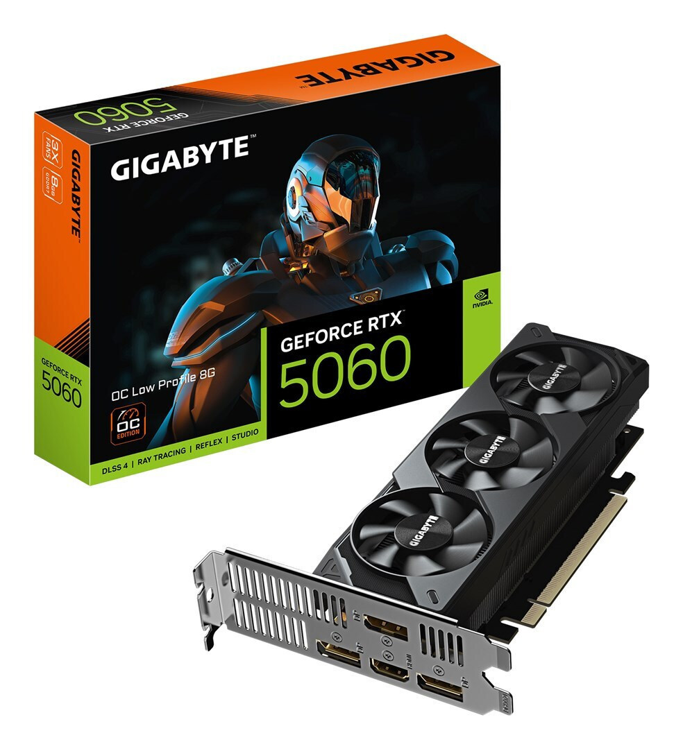 Gigabyte GeForce RTX 5060 8GB GDDR7 OC Low Profile 8G Κάρτα Γραφικών
