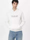 Sweatshirt with Hood White