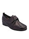 Leather Women's Moccasins in Brown Color