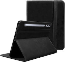 Rosso Deluxe Flip Cover Leather Black Samsung G...