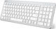 iClever BKA26S Kabellos Bluetooth Nur Tastatur Englisch US Fast Charging
