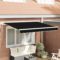 vidaXL Awning Fabric Black 3.5x2.5m vidaXL Awning Fabric Black 3.5x2.5m