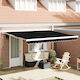 vidaXL Material pentru copertină Negru 3x4m