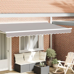 vidaXL Awning Fabric Grey 3.8x0.2m