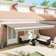 vidaXL Awning fabric Beige