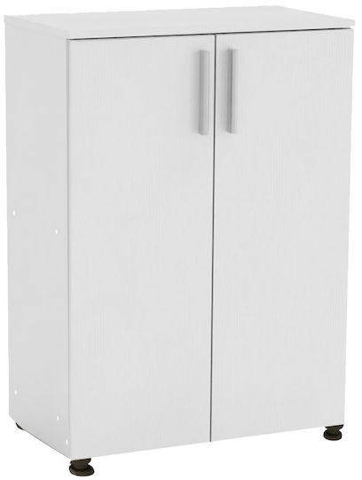 Mega Bazaar Ντουλάπι Μπάνιου 60x36x80cm Λευκό