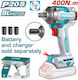 Total Brushless Impact Wrench Battery 20V Solo with Socket 1/2"