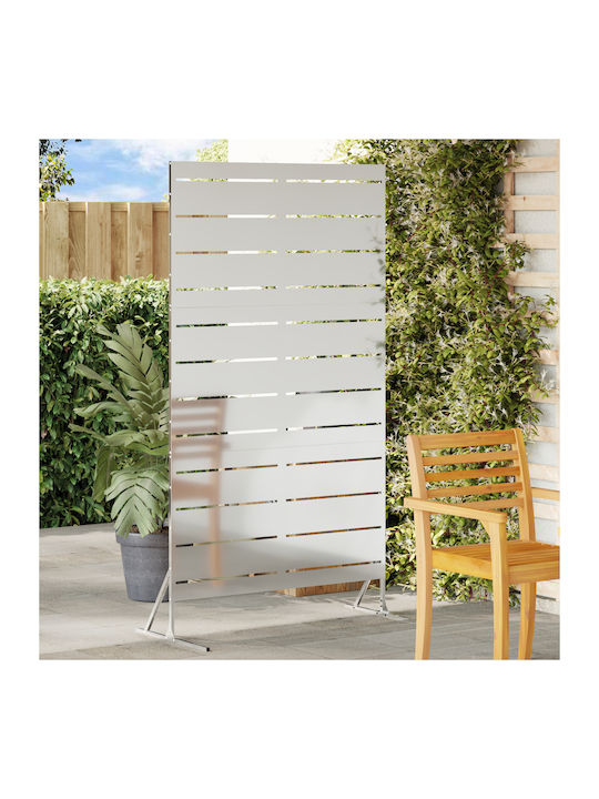 vidaXL Decorative Metal Room Divider with 1 Panel 100x180cm