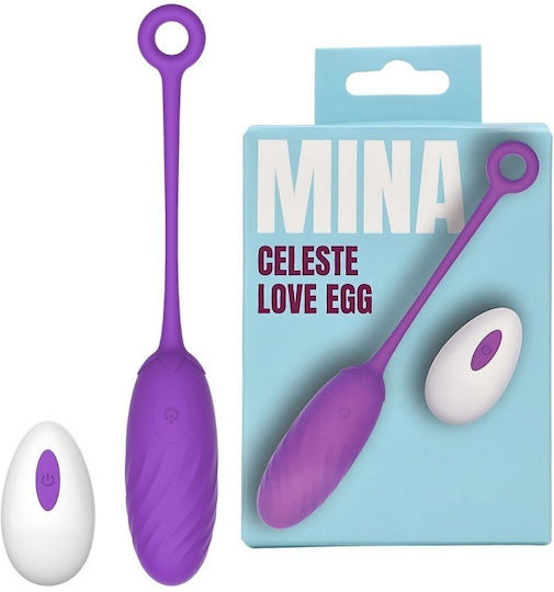 Love Δονητής Egg με Απομακρυσμένο Έλεγχο Μωβ