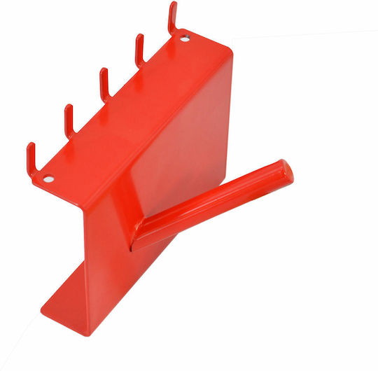 Hoozar Shelf Επιτοίχια Ραφιέρα Μπάνιου Μεταλλική Γκρι