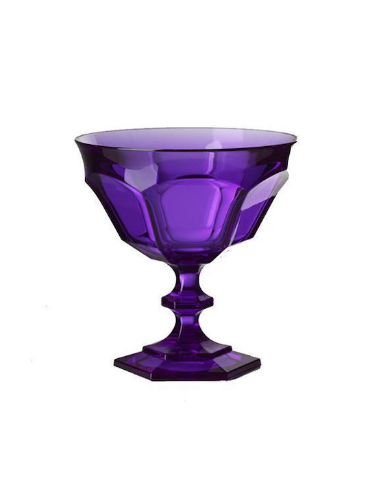Mario Luca Giusti Ice Cream Serving Bowl Round Purple with Diameter 12cm