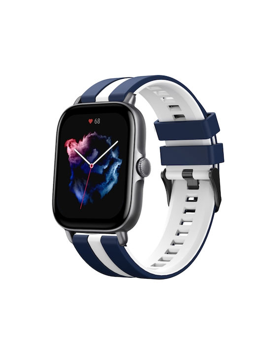 Λουράκι Σιλικόνης Μπλε (Amazfit GTS 3)