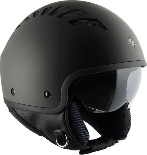 TUCANO URBANO Helm EL TANGE - Jethelm ECE 22.05, 1350 G, Mit Sonnenvisier & Belüftung