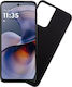 Volte-Tel Back Cover Σιλικόνης με Λουράκι Μαύρο (Moto G55)