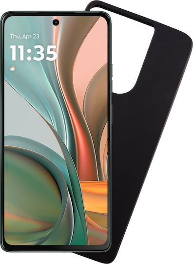 Volte-Tel Back Cover Silicone with Strap Black (Moto G75)