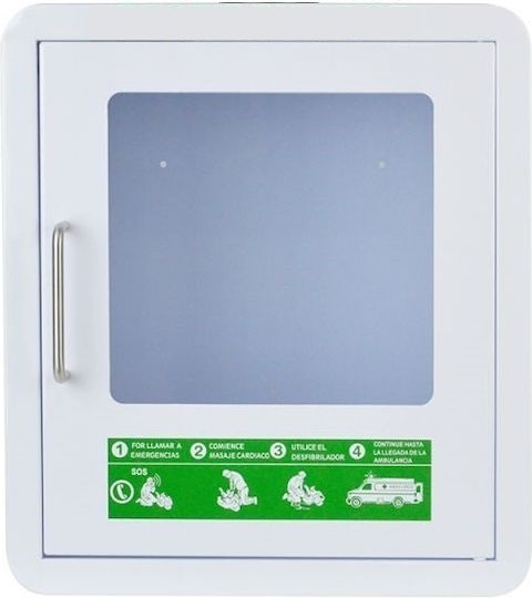 Metal Wall-Mounted Defibrillator Cabinet M2 Without Alarm