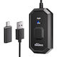 Jiggler Maus 2 In 1 Auto Klickfunktion Mausbewegungssimulation Undetectable Usb-c Adapter Plug & Play Computer Laptop Pc