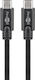 Goobay Cablu Video USB 3.2 USB-C Masculin - USB-C 60W PD Negru 1.5m 66507