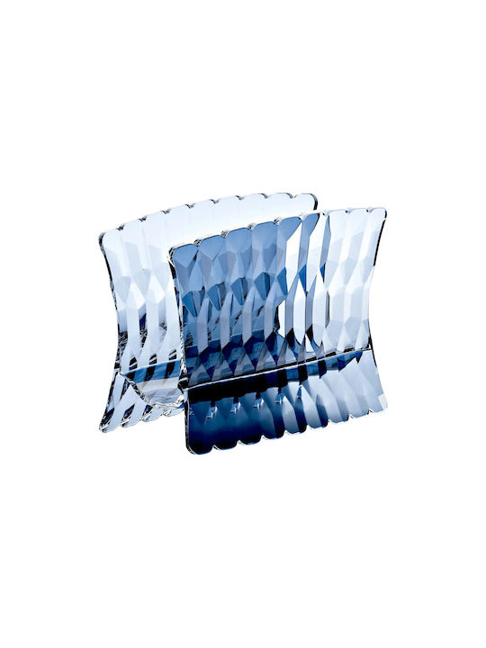 Guzzini Χαρτοπετσετοθήκη Πλαστική Μπλε 15x15x7.6cm 134400AC283