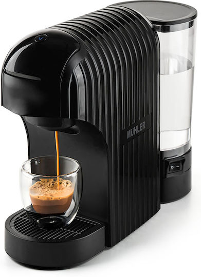 Muhler Pod Coffee Machine Nespresso Pressure 20bar Black