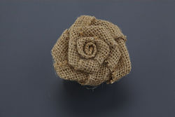 Декоративен Елемент Burlap Цвете 6 × 6 См Nu1520 Nv-Декоративен Burlap Nu1520