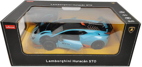 Mașină Teleghidată Lamborghini Huracan Sto Albastră Scară 1:14