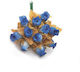 Mini Rosenblüten Blau 144 Stück B49