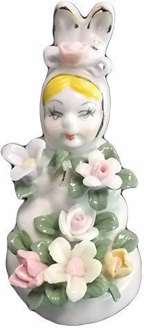 Capodimonte Porcelain Decorative Bunny Figurine 8x5x10cm Capodimonte Porcelain