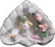 Capodimonte Porcelain Decorative Shell Figurine 9x8x5cm Capodimonte Porcelain