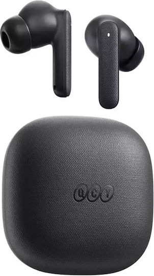 QCY Buds (QT43) Bluetooth Handsfree Ακουστικά με Αντοχή στον Ιδρώτα και Θήκη Φόρτισης Γκρι