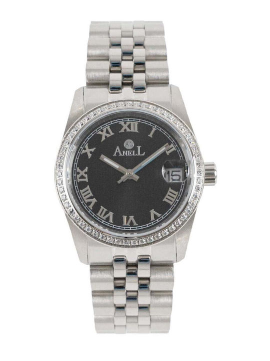 Anell Women's Watch with Silver Metal Bracelet