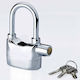 Security Padlock Brass with Key with Alarm 1pcs