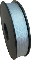 Wooden Ribbon Silver 15mmx50y Pastel