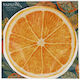 Party-Servietten Luxus Orange Set 12 Stück 17cm